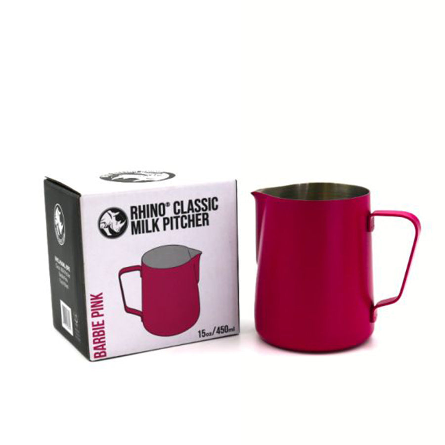 Rhino Classic Milk Pitcher 15oz/450ml - Barbie Pink