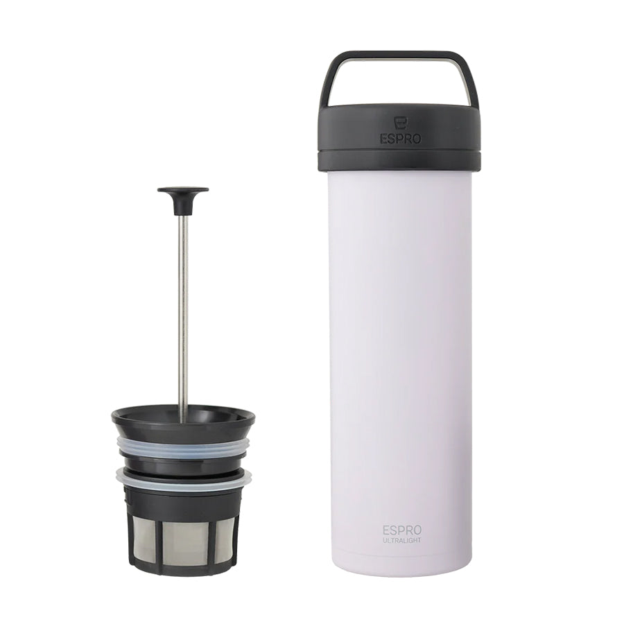 P0 Ultralight Travel Coffee Press - Frost Wistera