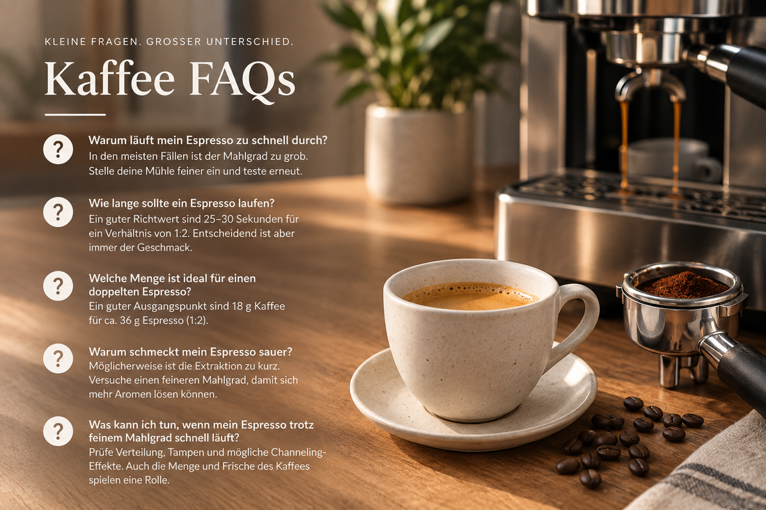 Espresso läuft zu schnell? Ursachen erkennen und richtig einstellen