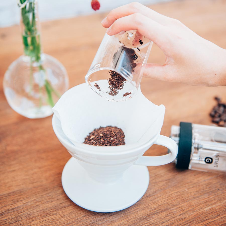 Hario Coffee Mill "Smart G" - Clear NEW - Kaffeemühle