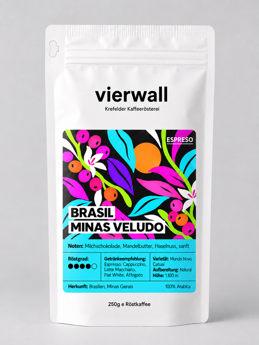 Brasil Minas Veludo - schokoladig-milder Kaffee aus Brasilien