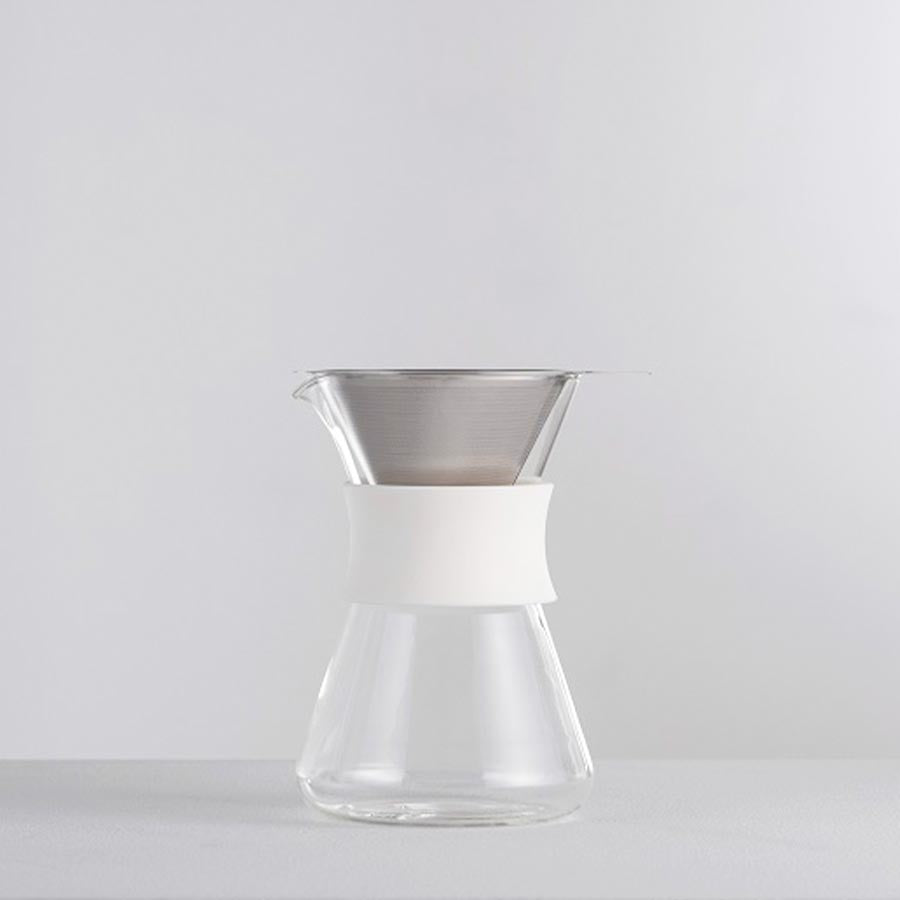 Glass Coffee Maker with Metall Dripper 400ml