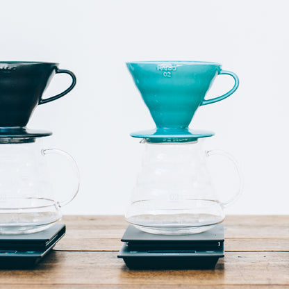 Coffee Dripper V60 02 Ceramic Turquoise Green