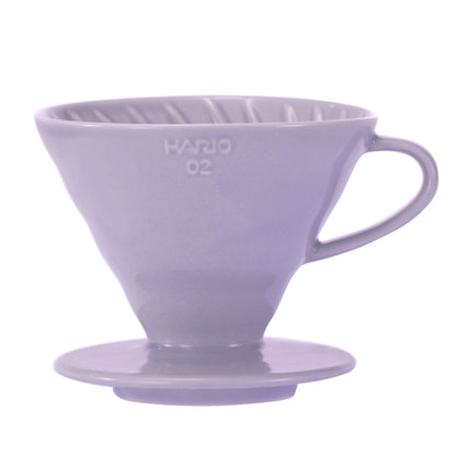 Hairo V60 Coffee Dripper Ceramic purple heather 02
